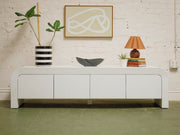 White Waterfall Credenza