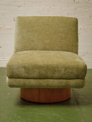 Space age Green Swivel Chair