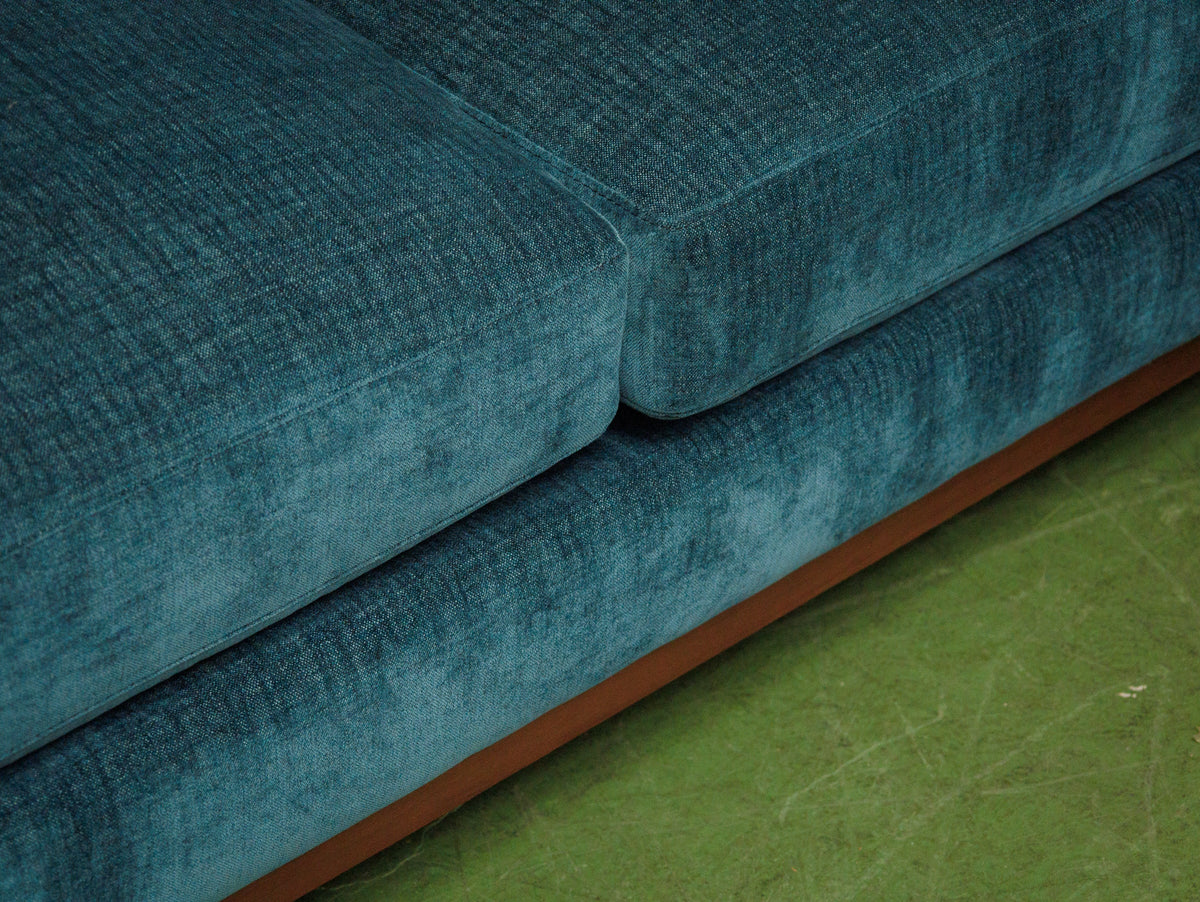 Lisette Sofa with Chaise in Napa Teal