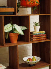 Bailey Shelf with Storage and Cream door