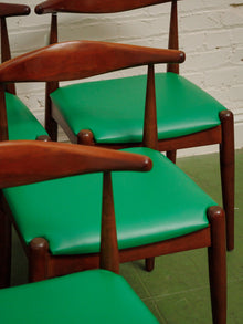 Scandi Dining Chair in Kelly Green