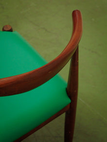 Scandi Dining Chair in Kelly Green