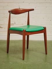 Scandi Dining Chair in Kelly Green