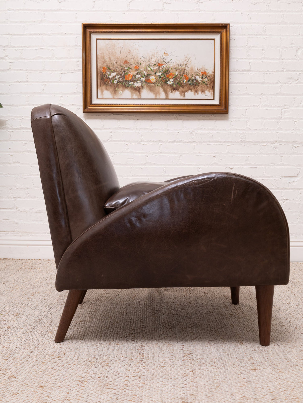 Roland Leather Lounge Chair