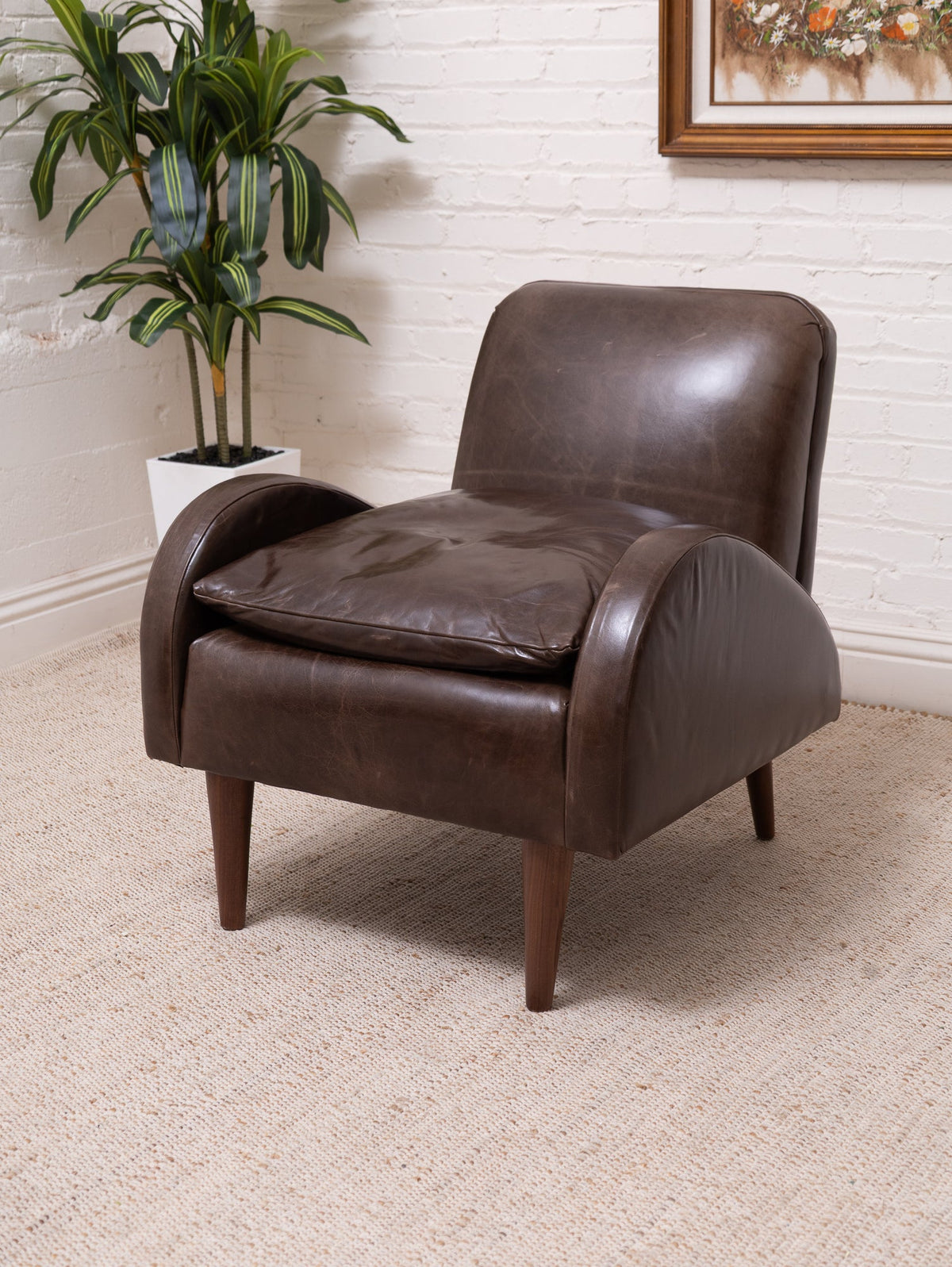 Roland Leather Lounge Chair