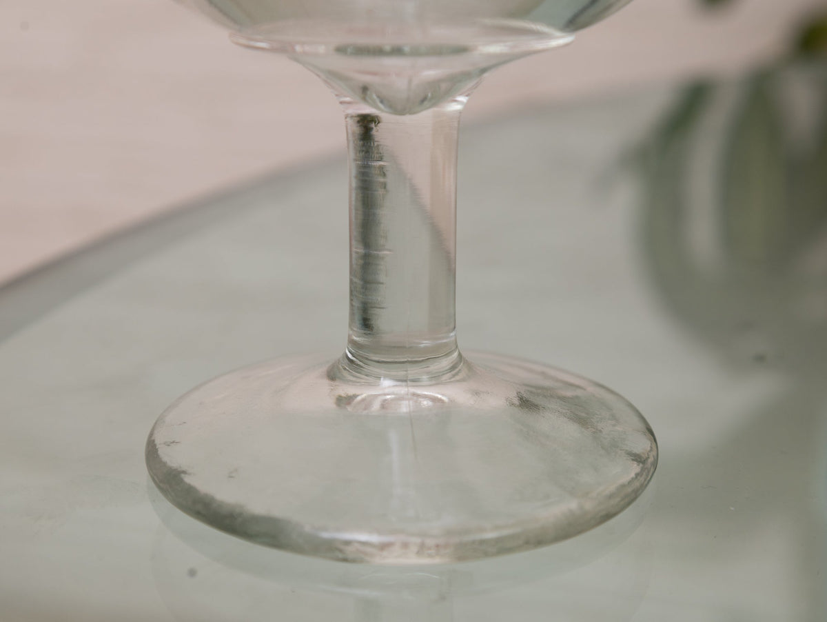 Red Flower Margarita Glass