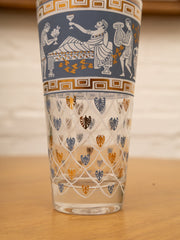 Cera Glass Etruscan Frieze glasses