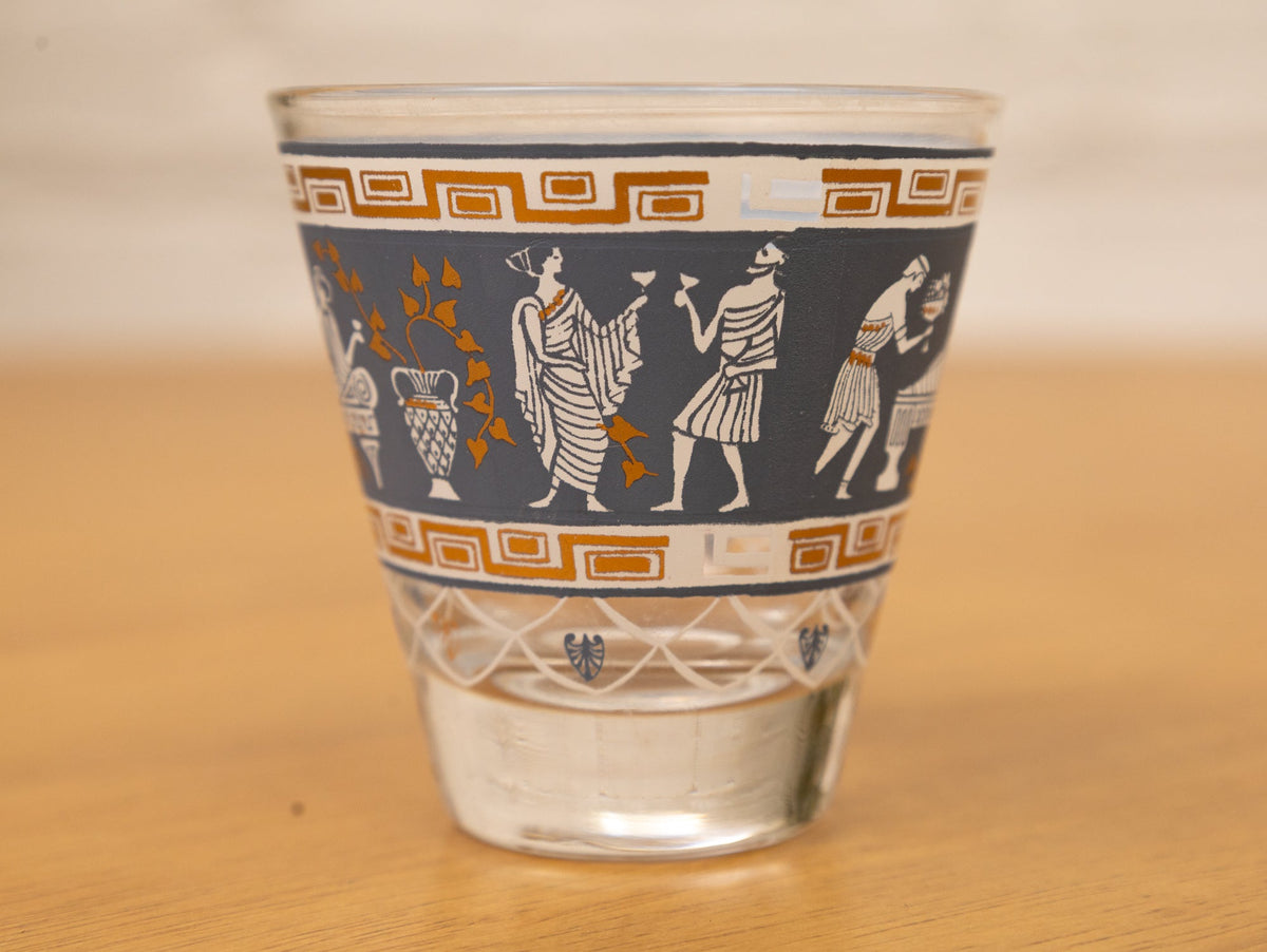 Cera Glass Etruscan Frieze glasses