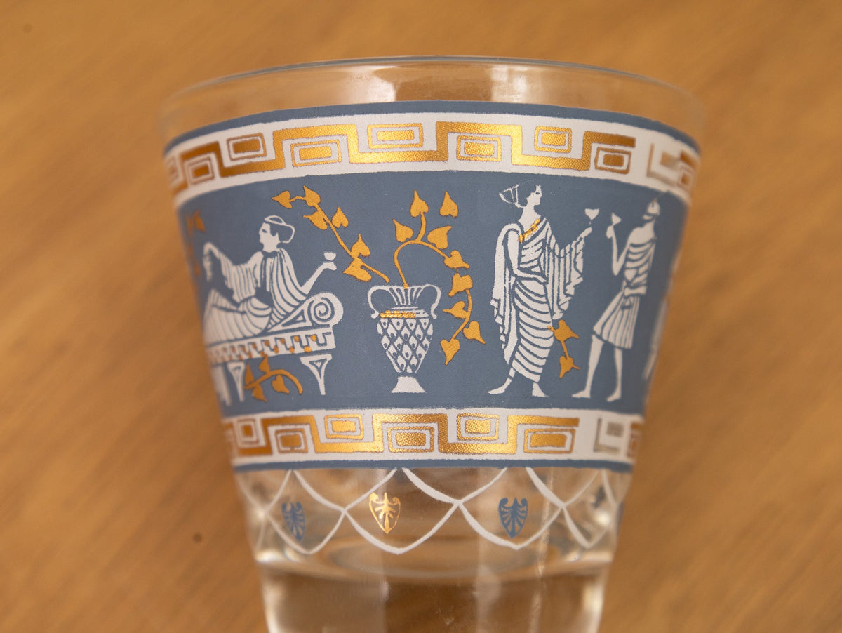 Cera Glass Etruscan Frieze glasses