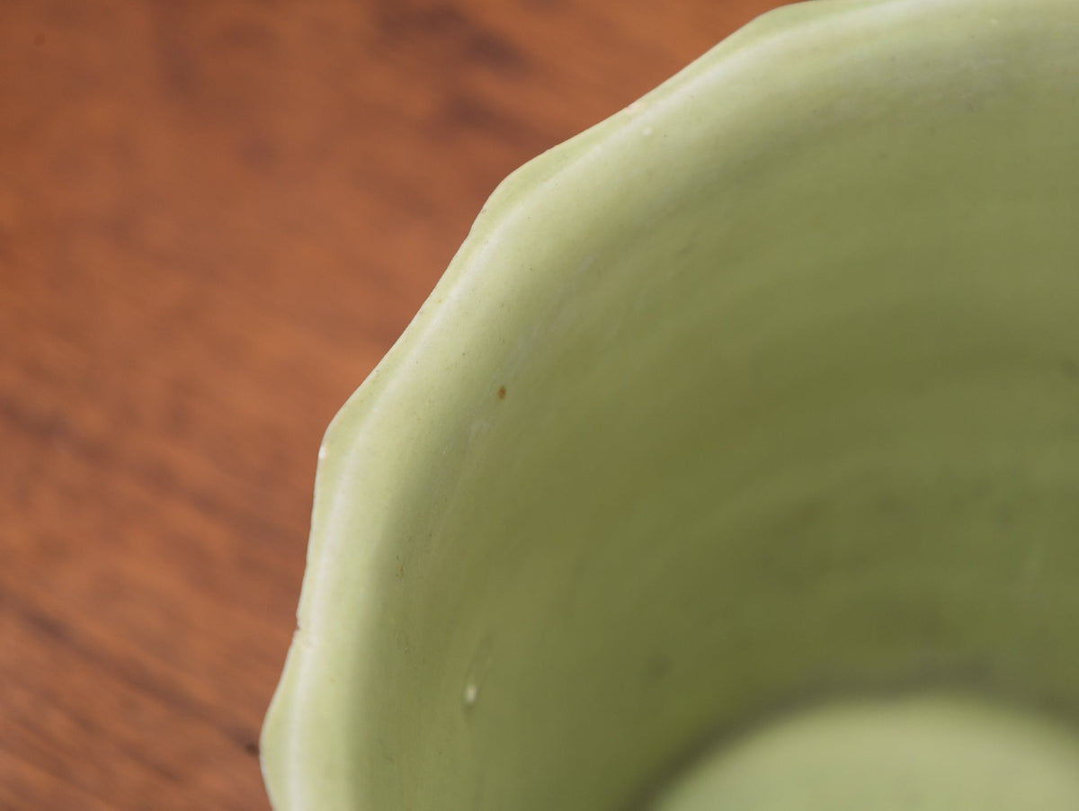 California Modern Vintage Green Planter